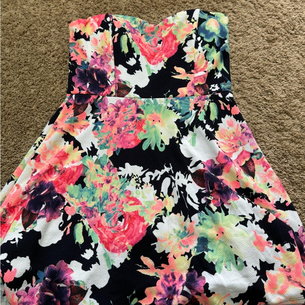 Charlotte Russe Multicolor Floral Dress